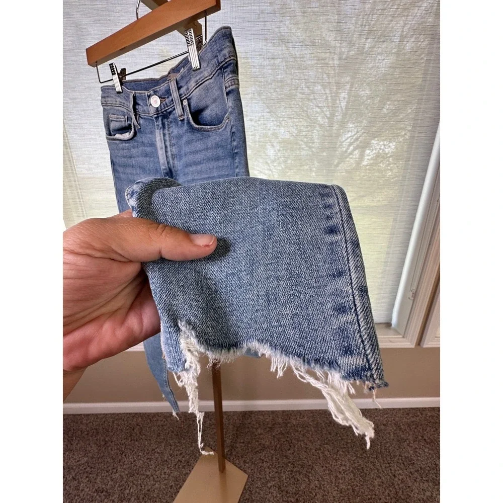 Hudson Jeans Womens Size 28 Light Wash Frayed Hem High Rise Denim - Picture 3 of 7